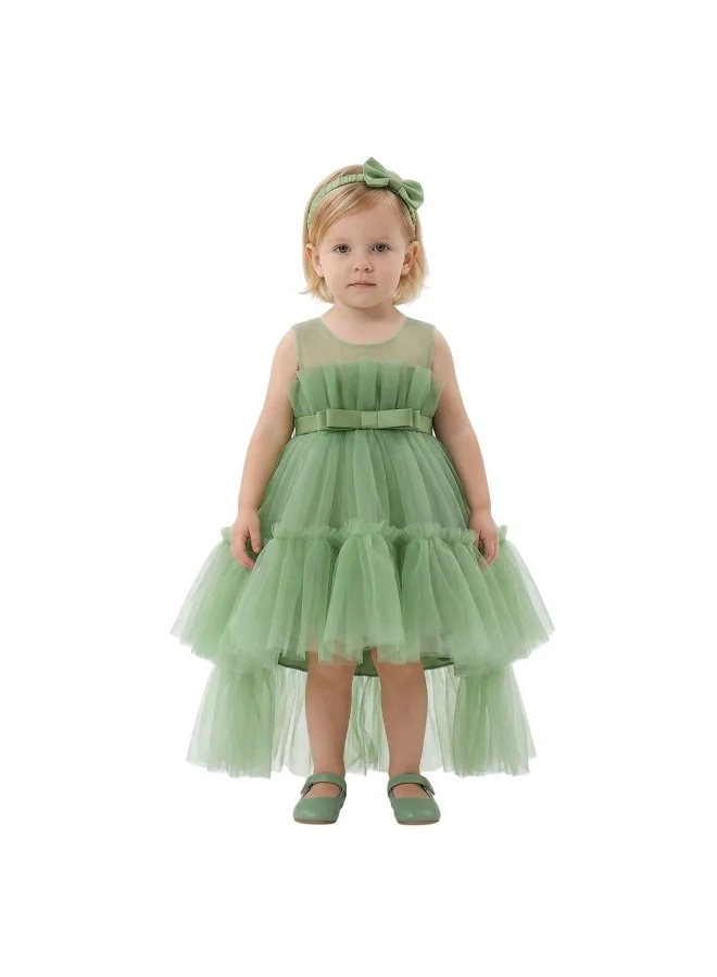 D'Daniela Tiered Tulle Dress
